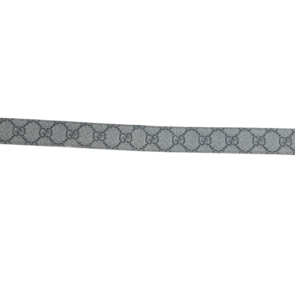 GUCCI Monogram Double G Reversible Mauve Pink Leather Gold Women's Belt 38” - Picture 7 of 13